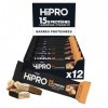 HiPRO Barre Protéinée – Banane & Beurre de Cacahuète – 45g – Riche en Protéines, Magnésium & Vitamine B9 - Pack de 12