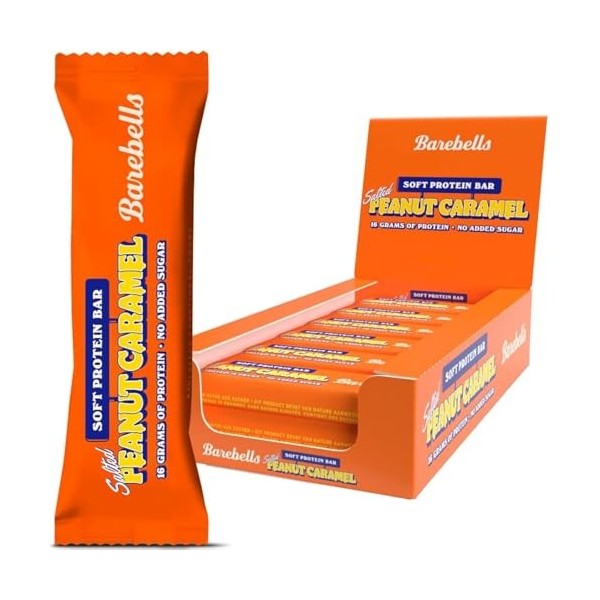 Barebells Soft Protein Bar Salted Peanut Caramel 12X55g