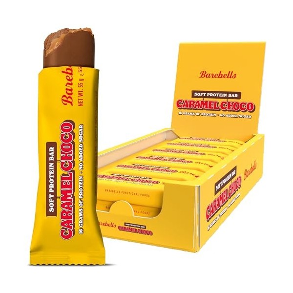 Barebells Soft Protein Bar Caramel Choco 12X55g