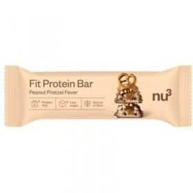 nu3 Fit Protein Bar Cacahuète Bretzel 55g Barres nutritives
