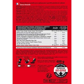 OVERSTIM.s - Gatosport 400g - Amandes – Petit déjeuner énergétique avant effort – Très digeste - Facile et rapide à prépare
