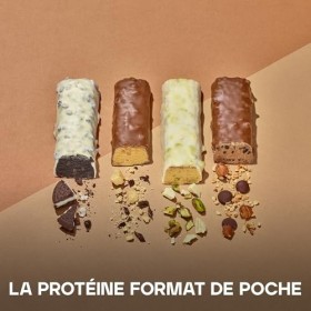 Bulk Macro Munch Barre Protéinée | Chocolat Cookies | 12 x 62g | 20g de protéines par barre | Faible en sucre | Riche en fibr