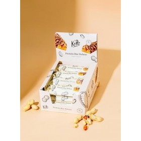 KoRo - Barre protéinée Deluxe Vegan cacahuète 12 x 55 g - Riche en protéines - Vegan - Sucrée au maltitol et au sucralose Bar...