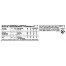 Clif Bar Lot de 12 barres énergétiques Chocolat blanc macadamia 68 g