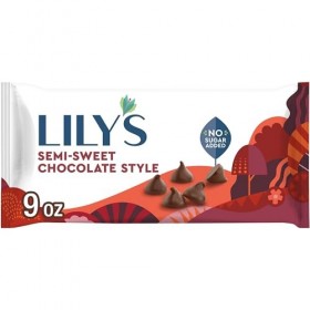 LilyS Semi-Sweet Style Baking Chips Semi-Sweet 9OZ Barres nutritives