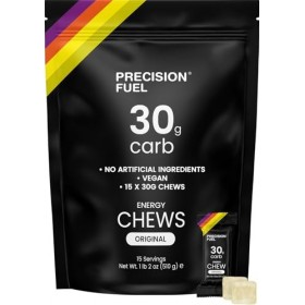 Precision Fuel 30 Energy Chews - Snack à base de glucides pour les sports dendurance, 30g de glucides par portions Pack de B...