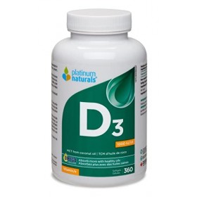 Platinum Naturals Vitamin D3 360