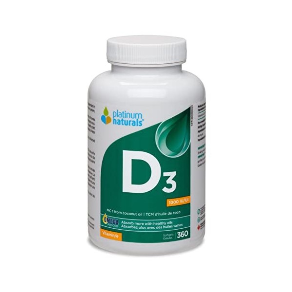 Platinum Naturals Vitamin D3 360