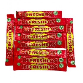 Lot de 10 barres rafraîchissantes à mâcher Fraise