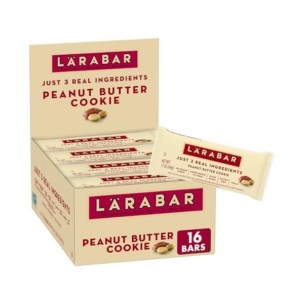 Peanut Butter Cookie, 16 bars, 1,7 oz 48 g Chaque - Larabar