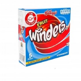 Kelloggs Lot de 5 bobineuses à fruits Fraises 85 g