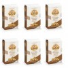 Caputo - 6 paquets de farine pour pâtes fraîches et gnocchis, farine de Naples, 00, 1 kg Barres nutritives