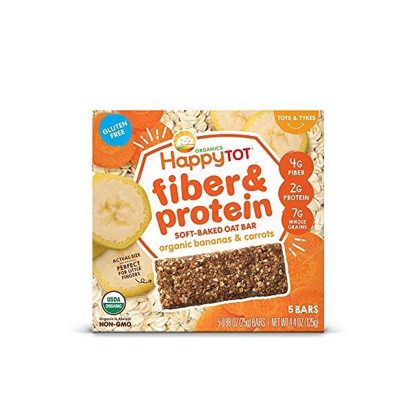 Happytot, fibres et protéines Soft-Bar au four Avoine - Nourrissez Inc. Happy Baby 