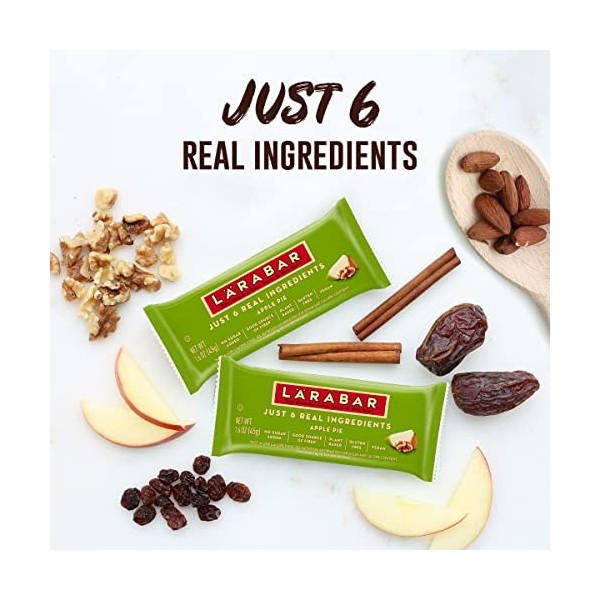 Larabar, Apple Pie, 16 Bars, 1.6 oz 45 g Per Bar