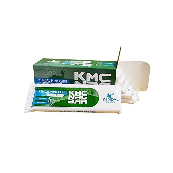 KMC NRG BAR: Kendal Mint Cake - Uni 6 barres de 85 g | Pour le sport, la course, la randonnée, le cyclisme | Convient aux v
