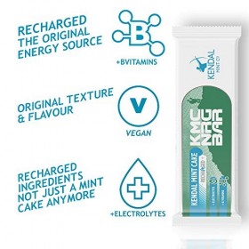 KMC NRG BAR: Kendal Mint Cake - Uni 6 barres de 85 g | Pour le sport, la course, la randonnée, le cyclisme | Convient aux v