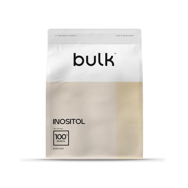 Bulk Poudre dinositol pure, 500 g, lemballage peut varier Barres nutritives