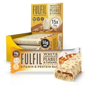 Fulfil Vitamin & Protein Bar 15 X 55G White Choc Peanut & Caramel