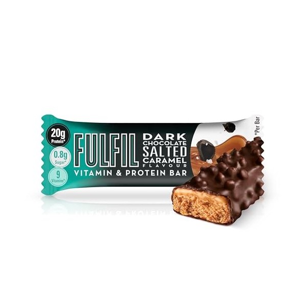 Fulfil Vitamin & Protein Bar 15X55G Dark Choc Salted Caramel
