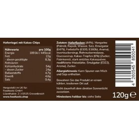 Foodtastic PowerCakes Choco Chip Box 30 x 120g