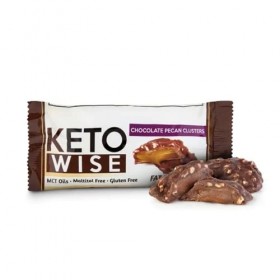 Keto Wise Fat Bombs Lot de 16 paquets de 32 g de chocolat et noix de pécan