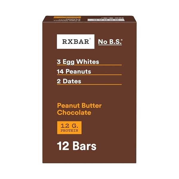 EiweiÌÙstÌ_bchen, Erdnussbutter Schokolade, 12 StÌ_be, 1,83 Unzen 52 g Jeder - RXBAR