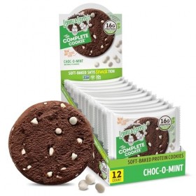 Lenny & Larrys The Complete Cookie Protéines Végétariennes Choc-O-Mint Barres nutritives