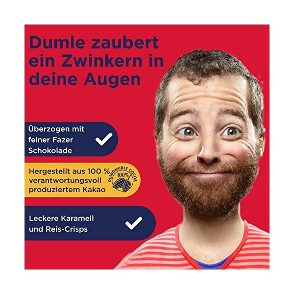 Fazer Dumle Snacks Chocolate Pack of 25 