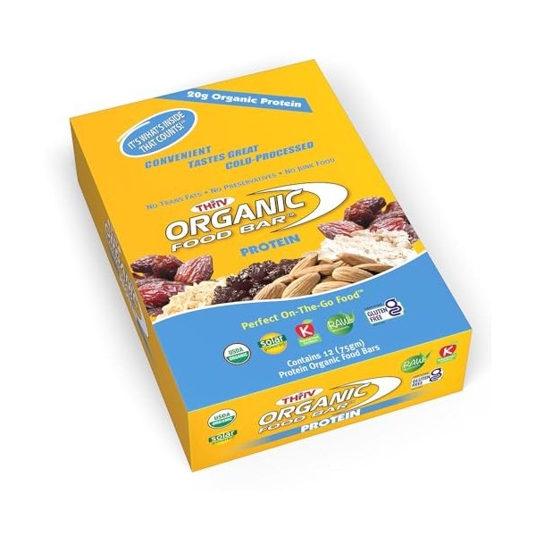 Organic Food Bar - Protéines - 12 Barres Barres nutritives