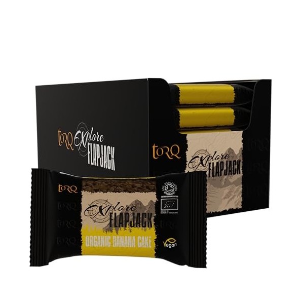 TORQ Lot de 20 Barres Flapjack Bio Barres nutritives