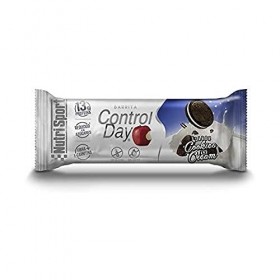 NUTRISPORT BARRITA COOKIES-CREAM CONTROLDAY caja 28uds. – biscuits gourmands pour une pause sucrée, faciles à emporter au tra