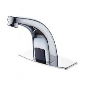 Lot de 2 robinets de cuisine modernes sans contact pour salle de bain, bureau, bar Barres nutritives