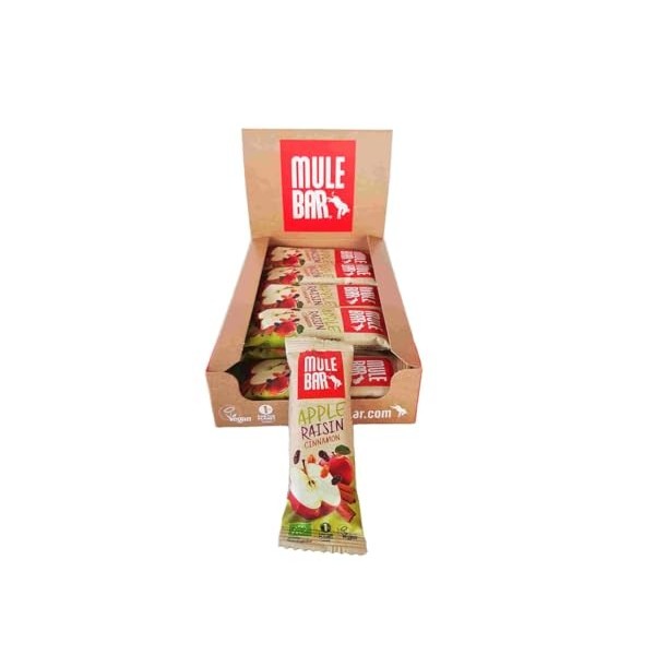 MULEBAR - Boite De 30 Barres Energétiques Mixées - Texture Moelleuse - Facile À Digérer - 100% Naturel, Vegan - Fabriqué En F...