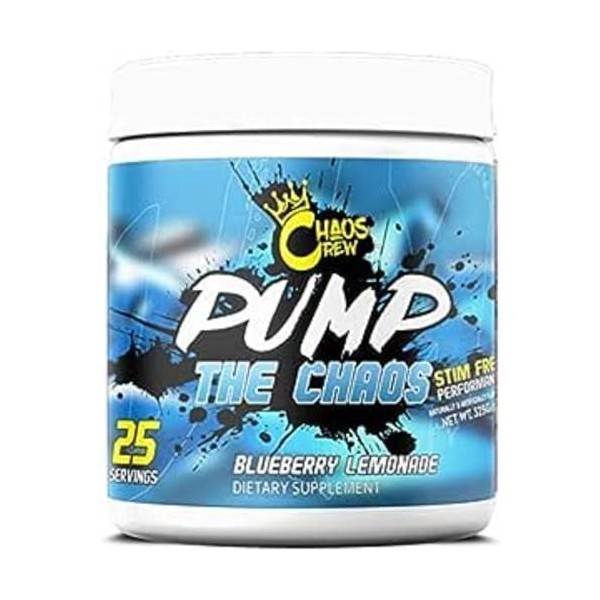 Chaos Crew Pump the Chaos Extreme, Blueberry Lemonade, 325g