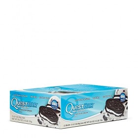 Quest Nutrition - Quête Bar Protéine Bar Cookies & Crème - 12 Barres
