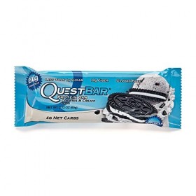 Quest Nutrition - Quête Bar Protéine Bar Cookies & Crème - 12 Barres