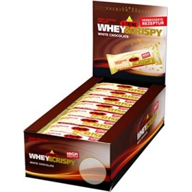 INKOSPOR X-Treme Whey & Crispy, 24 x 50 g Riegel White Chocolate 