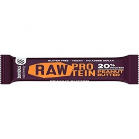 Bombus Natural Energy Protéines Barres RAW Protéines Beurre darachide 50 g