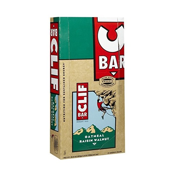 Clif Bar Energy Bars, Oatmeal Raisin Walnut, 12 ct