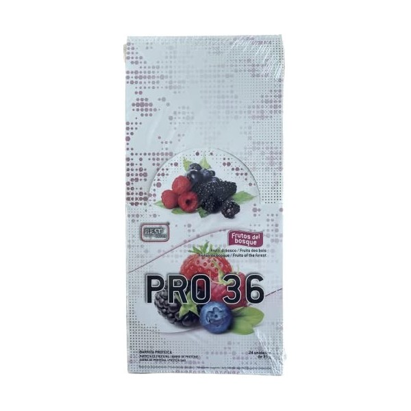 Best Protein Pro 36 Fruits de la forêt – 24 barres