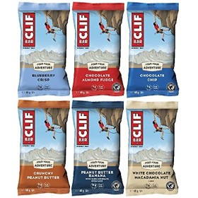 Clif Bar Pack varié 6 x 68 g | La barre énergétique populaire des États-Unis | Boîte de mélange pour tester avec 6 goûts