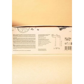 KoRo - Barre de riz soufflé au chocolat noir à lorange 18 g - Enrobée de chocolat noir - Snack sur le pouce - Vegan