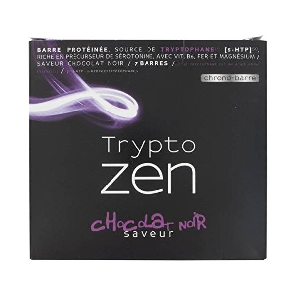 Protifast Tryptozen Barres Chocolat Noir 7 Barres Barres nutritives