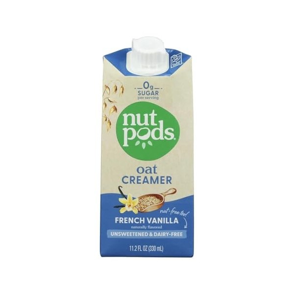 Nutpods Oat Creamer French Vanilla 11.2FO Barres nutritives