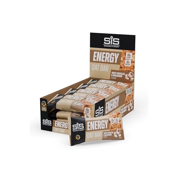 Science in Sport Barre Énergétique à l’Avoine 70 g x12 Myrtille – Délicieuse avec 40 g de glucides et 10 g de protéines, snac...