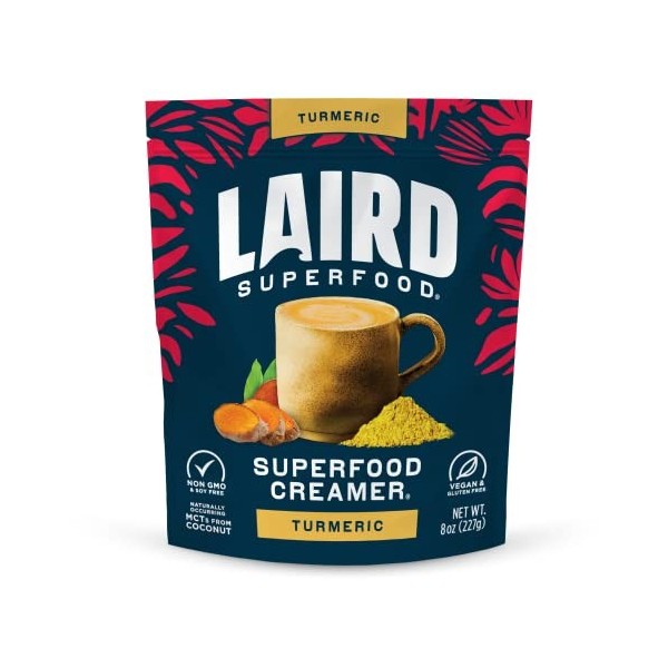 Laird Superfood Creamer Turmeric 8OZ Barres nutritives