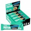 Barres protéinées, Corny Protein,Chocolat Blanc Goût Vanille,13,5 gr de protéines, 0% de sucres ajoutés, Pack de 12x45g, Tast