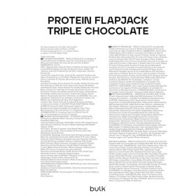 Bulk Barre Flapjack Protéinée | Triple Chocolat | 15 g de protéines | En-cas moelleux à l’avoine | Texture fondante, format d