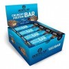 Bodylab24 Crunchy Protein Bar Cookies & Crème 12 x 64g, barre protéinée croustillante enrobée de chocolat, avec 20g de protéi