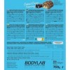 Bodylab24 Crunchy Protein Bar Cookies & Crème 12 x 64g, barre protéinée croustillante enrobée de chocolat, avec 20g de protéi